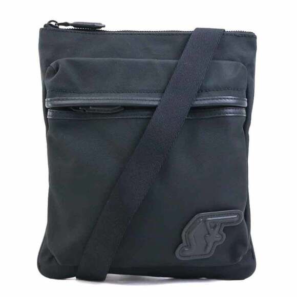 Salvatore Ferragamo Men's Nylon Black Shoulder Bag